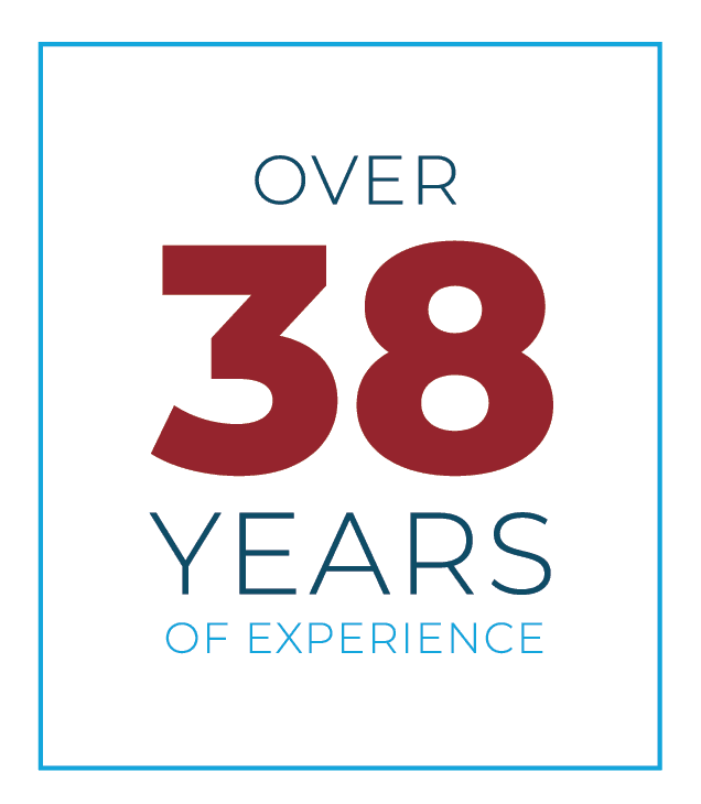 Dampcon - Over 38 years experience badge